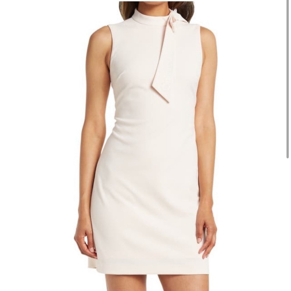 Calvin Klein Cream Sleeveless Mini Dress